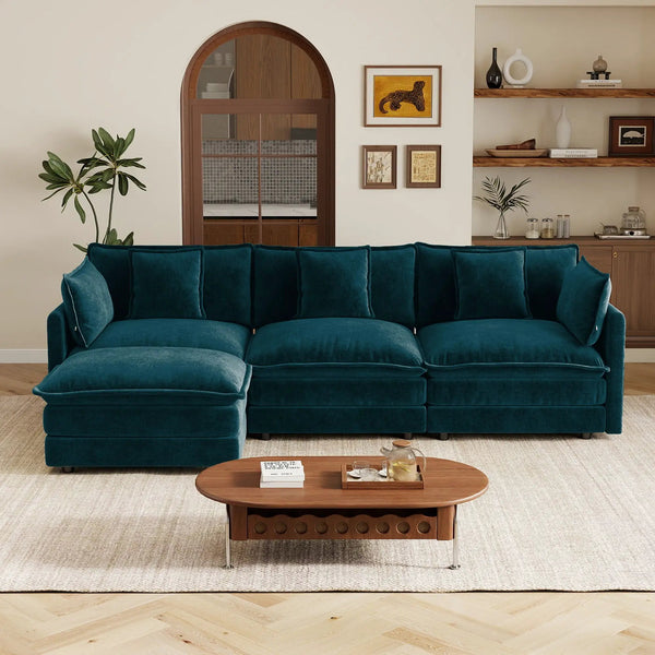 Oversize 3-Seater Sofa with Ottoman, photo 2 of 10