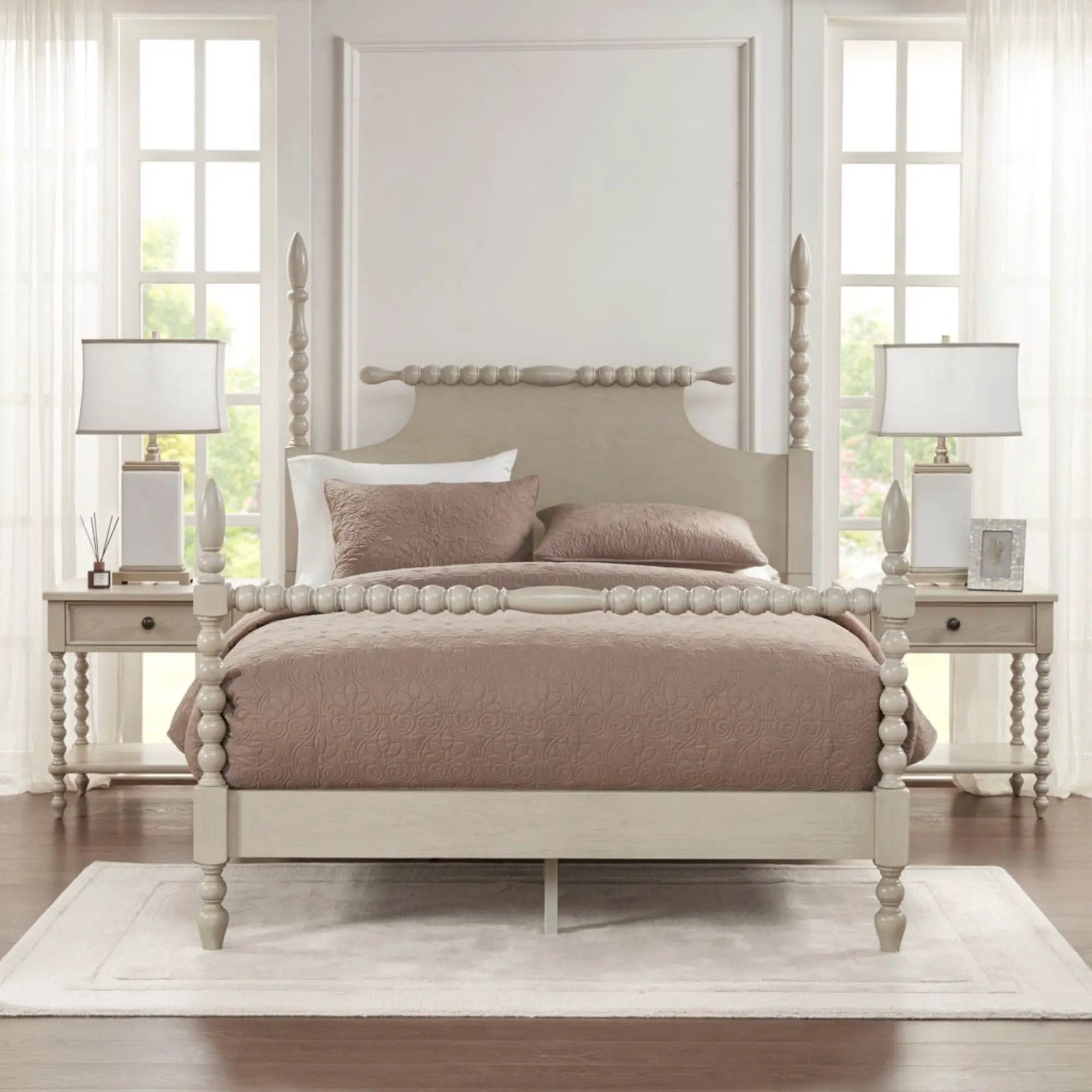 Traditional Durable Nightstand Table With Drawer And Shelf by HouseOfZazla