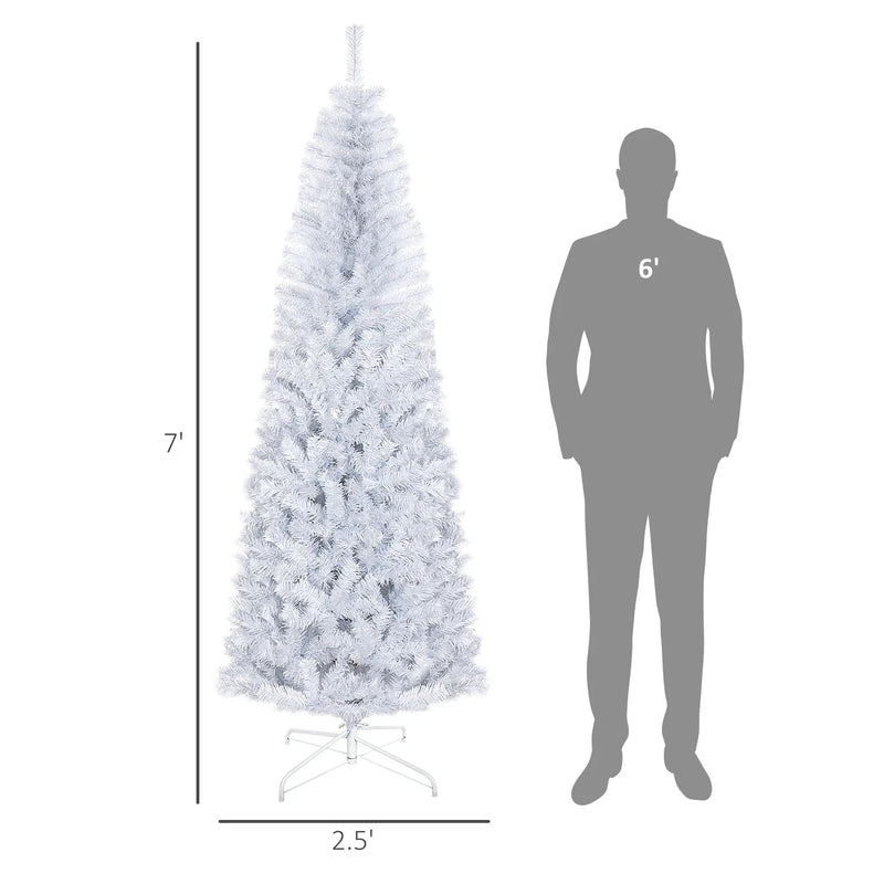 HOMCOM 7ft Pencil Christmas Tree by HouseOfZazla
