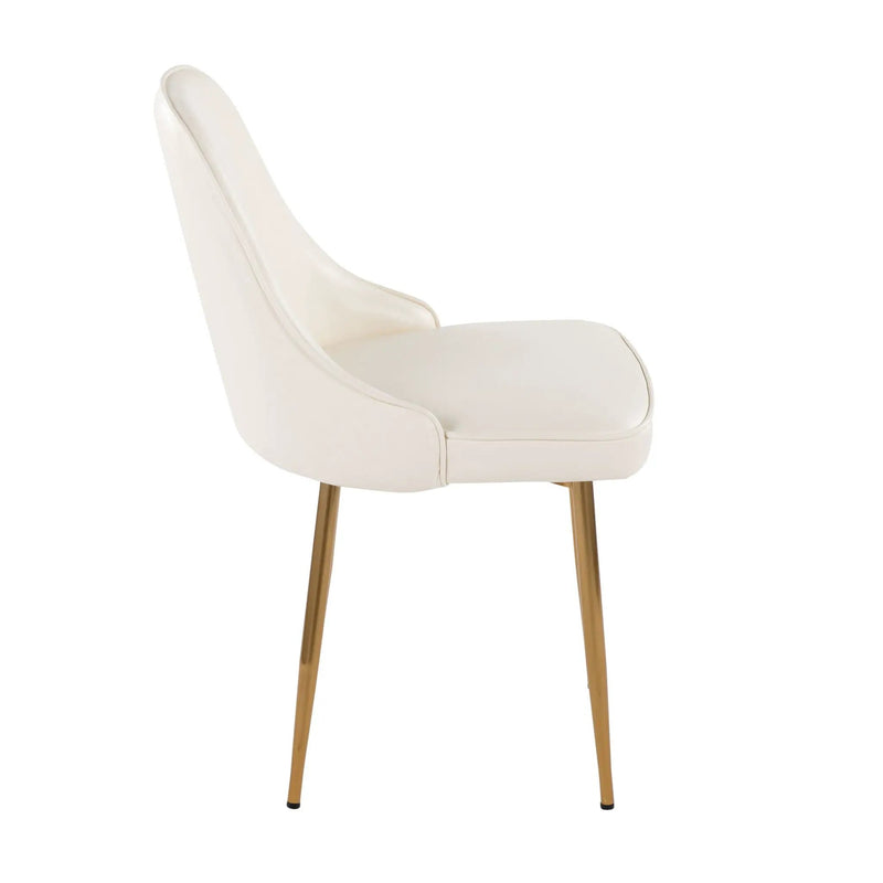 Marcel - Contemporary / Glam Dining Chair (Set of 2) by HouseOfZazla