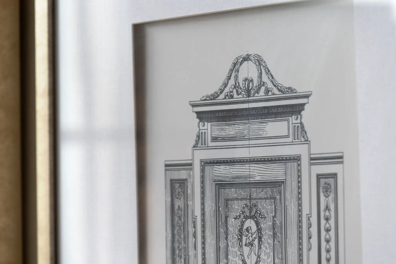 Fake Pencil Architectual Wall Art, Wall Decor Accent (Set of 2) - Silver by HouseOfZazla