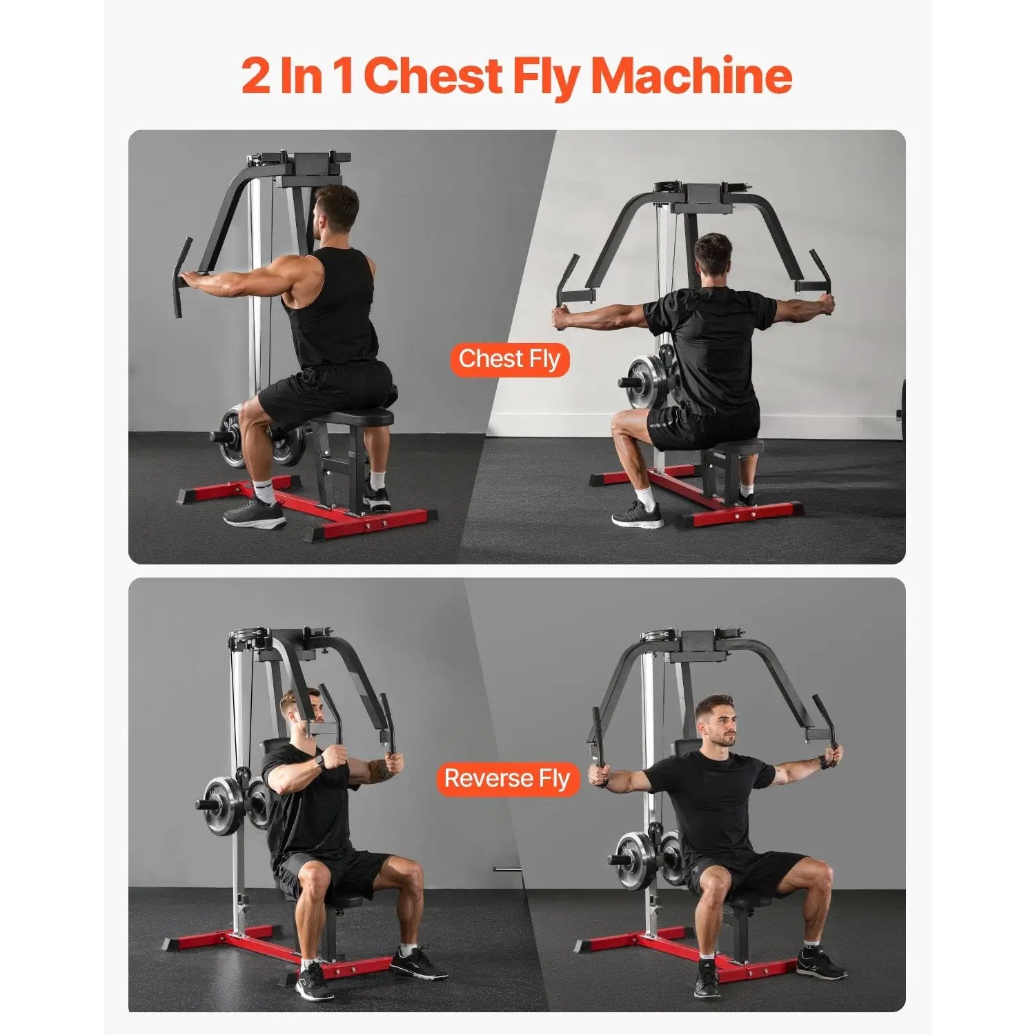 Chest Fly Machine Adjustable Fly and Reverse Delt Machine by HouseOfZazla