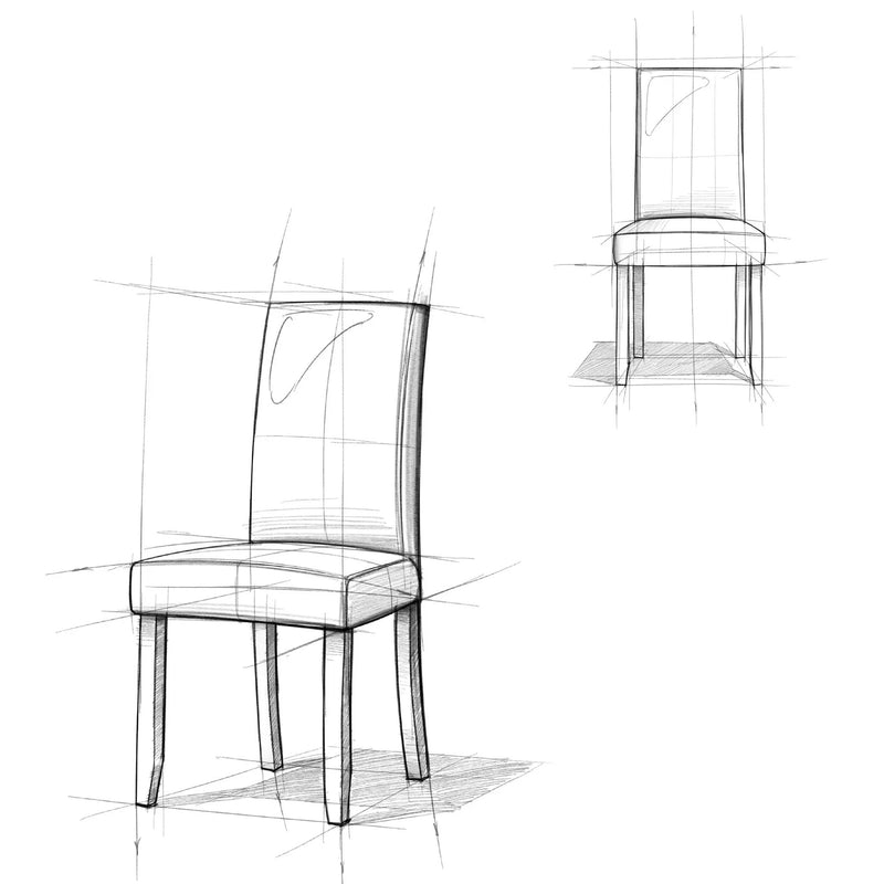 Acadian - Parson Dining Chair (Set of 2) - Distressed Black by HouseOfZazla