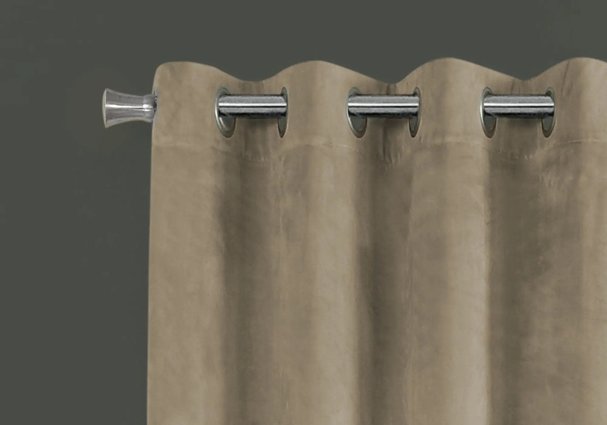 2 Pieces Set, Curtain Panel, Room Darkening, Grommet by Unique Piece Furniture