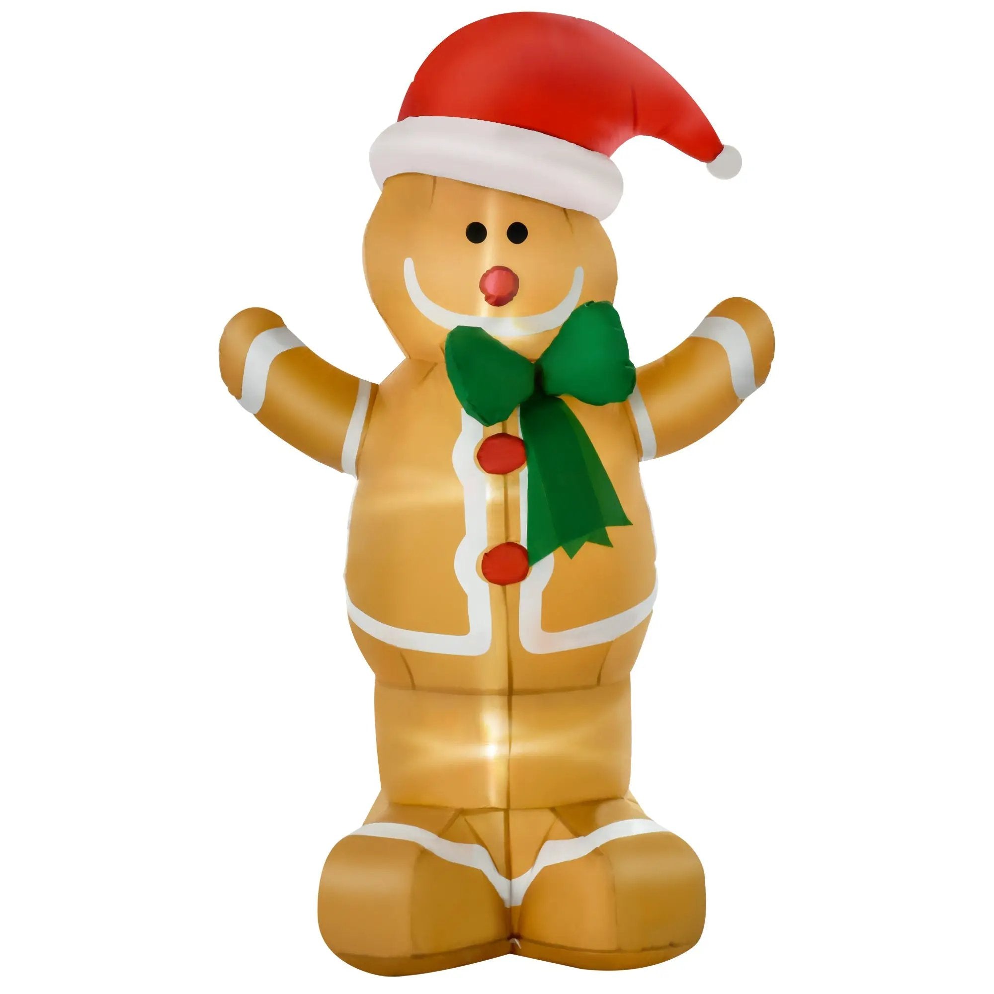 HOMCOM 6ft Christmas Inflatable Gingerbread Man by HouseOfZazla