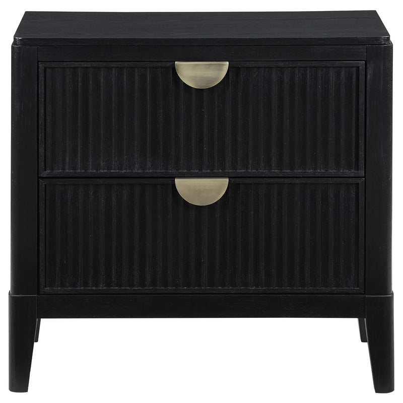 Brookmead 2-drawer Nightstand Black by Unique Piece Furniture