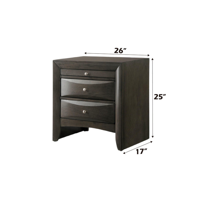 Ireland Elegant Design Nightstand by HouseOfZazla