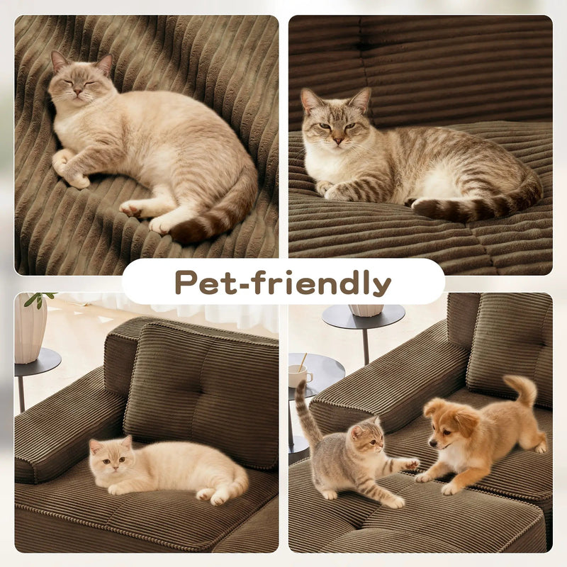 Modular Deep-Seat Sofa Set by HouseOfZazla