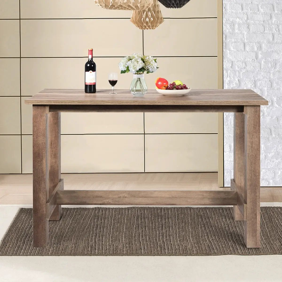 Multifunctional Counter Height Dining Table for Dining Room and Kitchen by DirectDeals