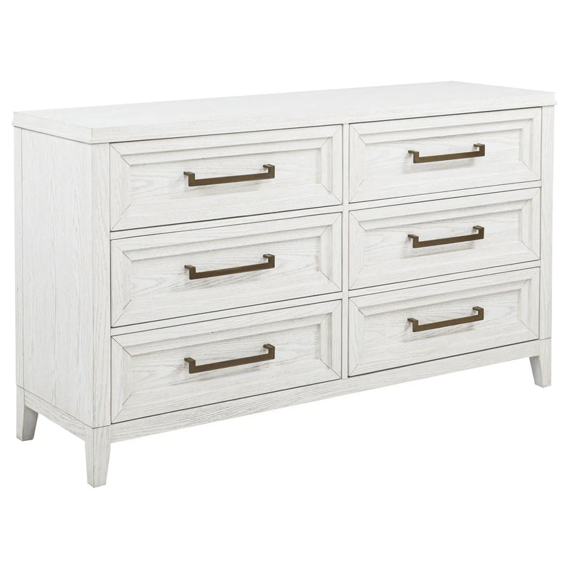 Marielle 4-piece Queen Bedroom Set Distressed White by Unique Piece Furniture