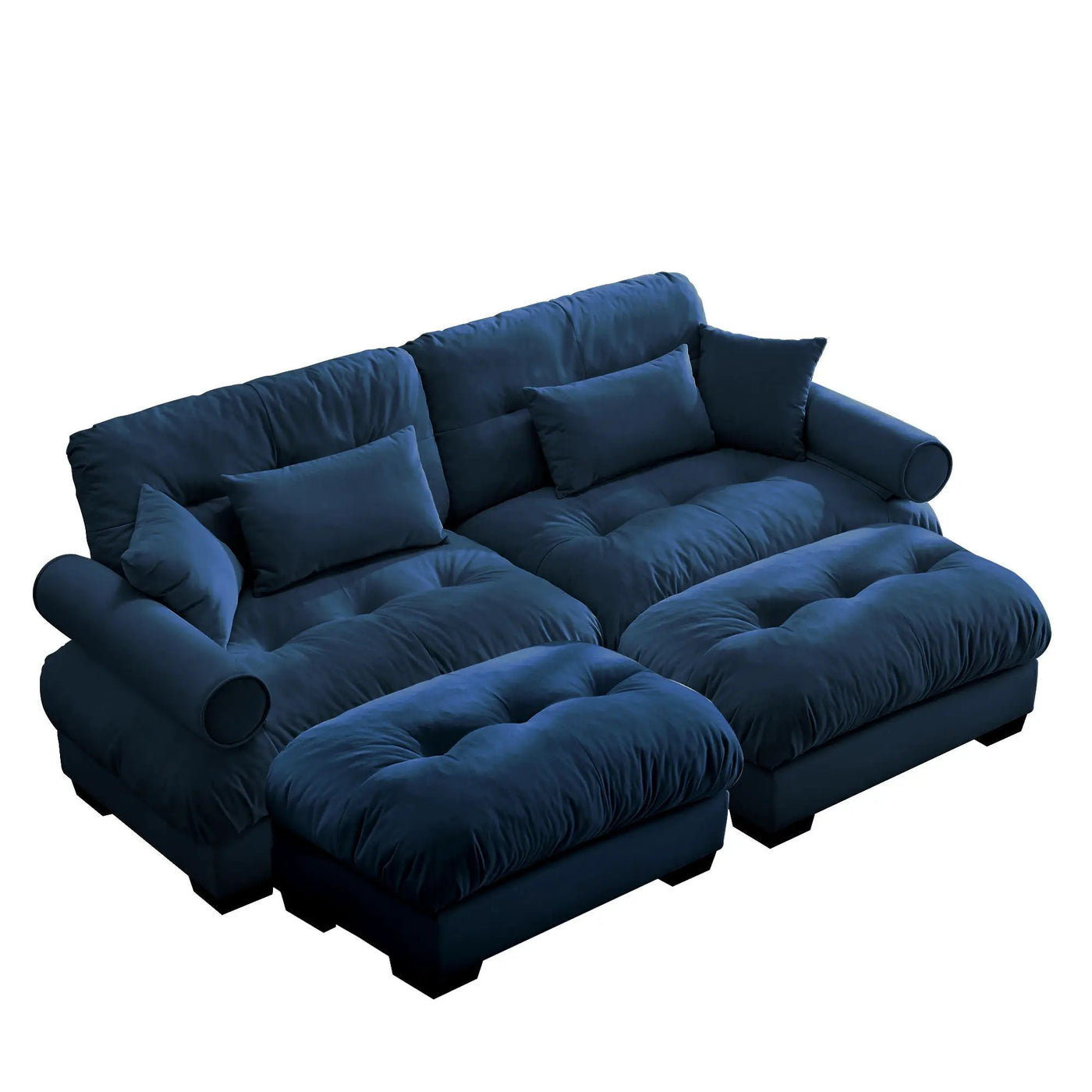 Super Comfort Oversized Modular Sectional Sofa With Movable Ottoman by Unique Piece Furniture