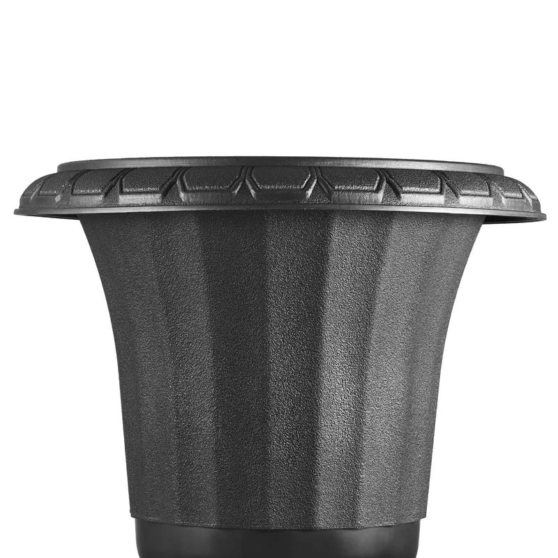 Plastic Urn Planters, 15.8 x 26.4 Inch, 2 Pack by HouseOfZazla