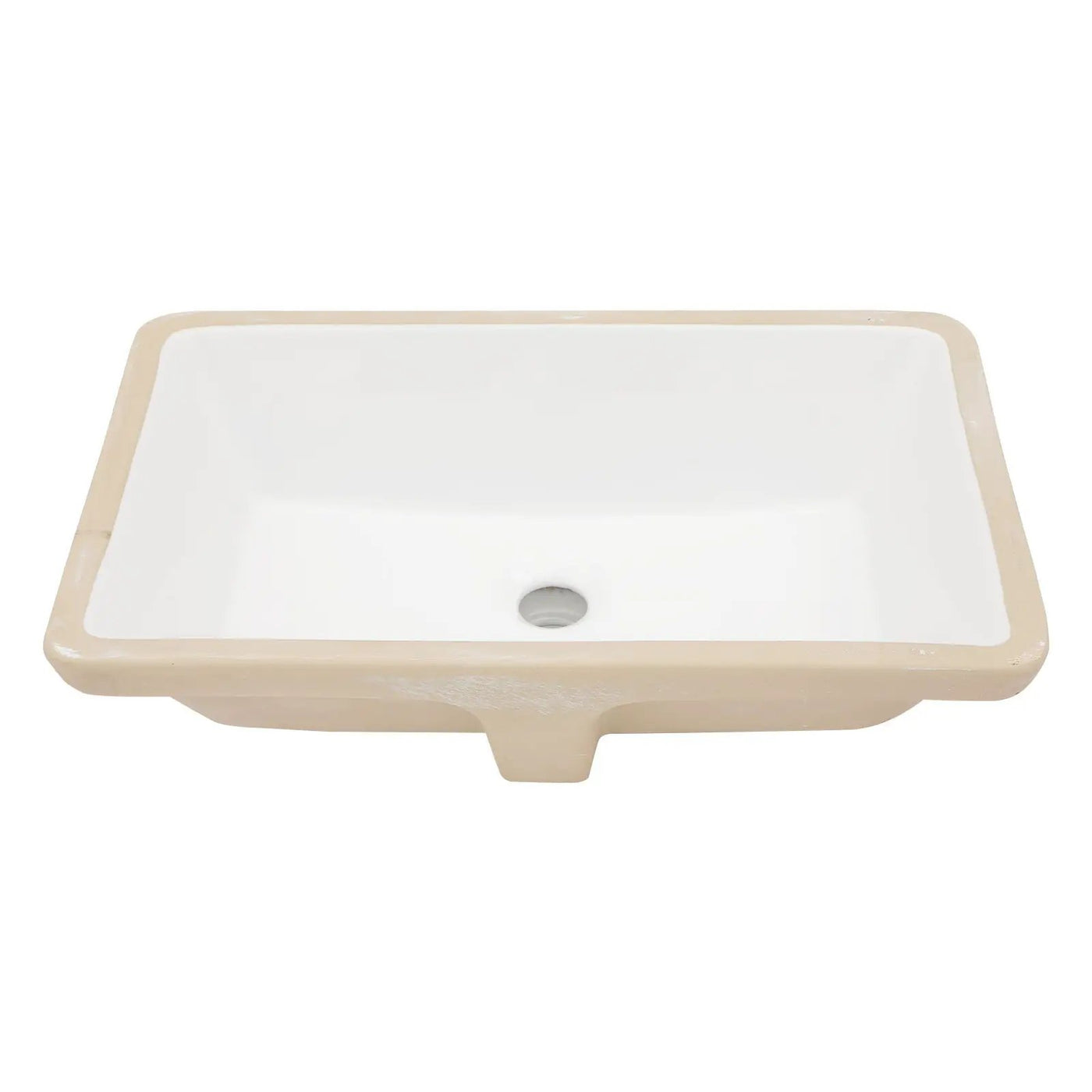 Modern Ceramic Undermount Bathroom Sink With Overflow, High Quality by HouseOfZazla