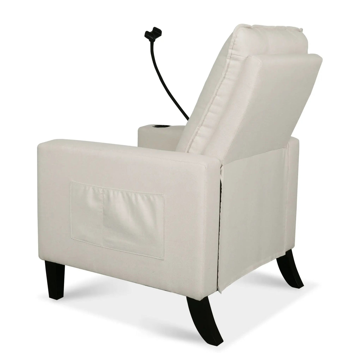 Recliner Chairs For Adults, Adjustable Recliner Sofa With Mobile Phone Holder & Cup Holder, Modern Reclining Chairs Fabric Push Back Recliner Chairs For Living Room, Bedroom by HouseOfZazla