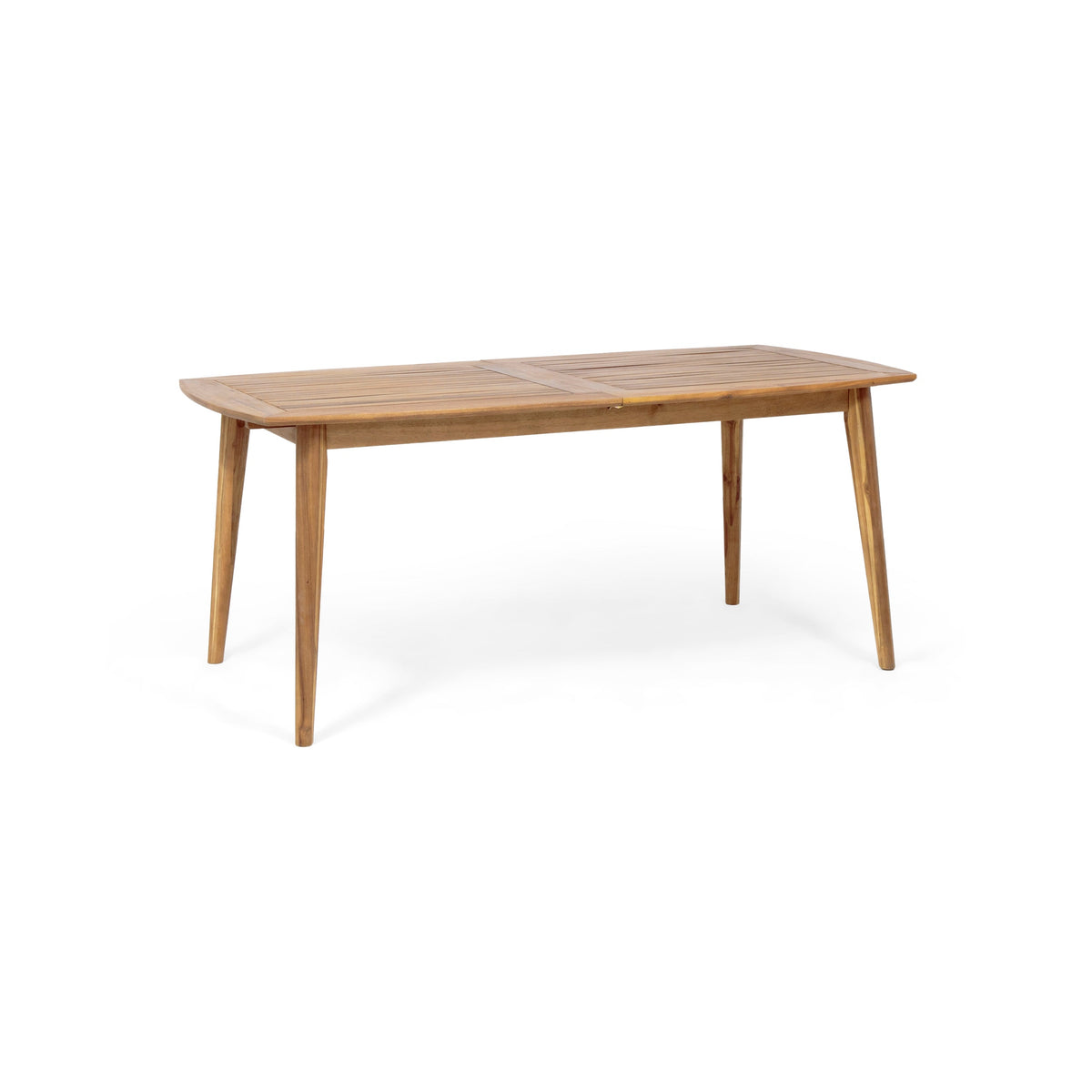 Outdoor Acacia Wood Expandable Dining Table, photo 6 of 10