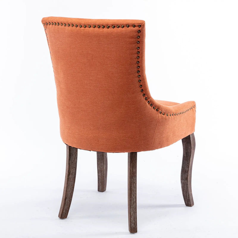 Ultra - Side Dining Chair, Nail Head (Set of 2) by HouseOfZazla