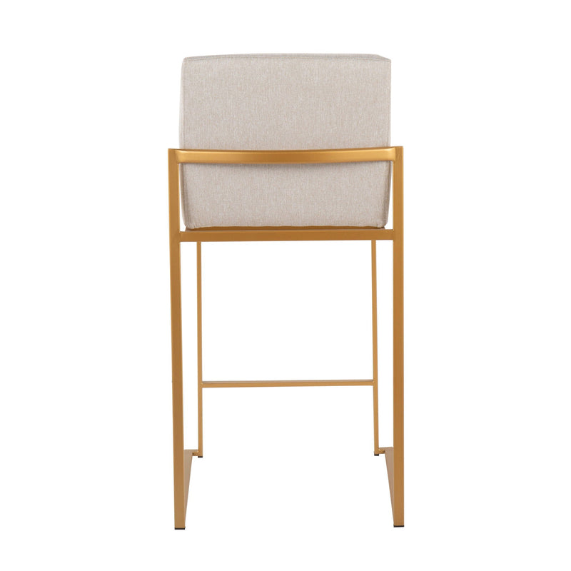 Fuji - Contemporary High Back Stylish Counter Stool by HouseOfZazla