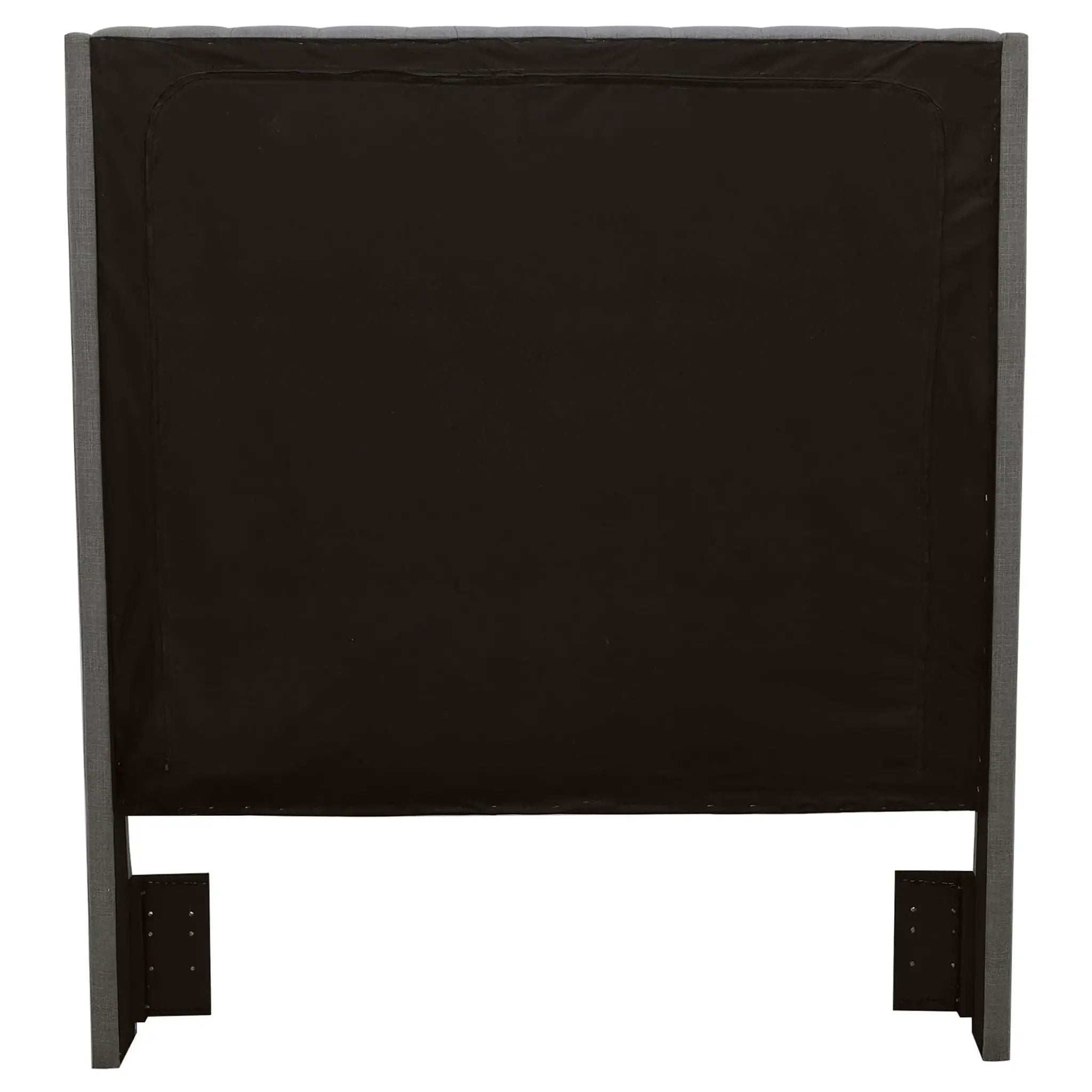 Camille Upholstered Queen Panel Headboard Grey by Unique Piece Furniture