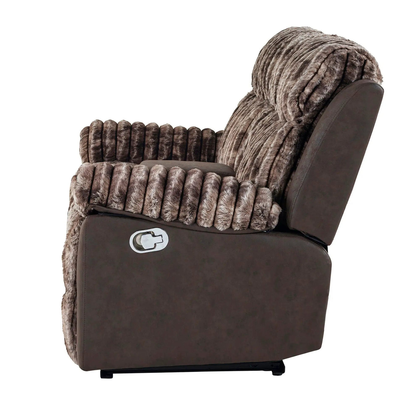 Bruni - Console Reclining Loveseat With Manual Recline by HouseOfZazla