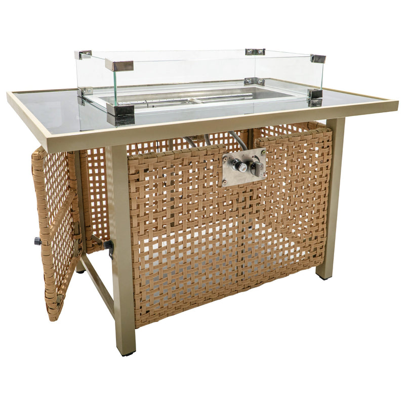 K&K 43' Propane Gas Fire Pit Table by HouseOfZazla
