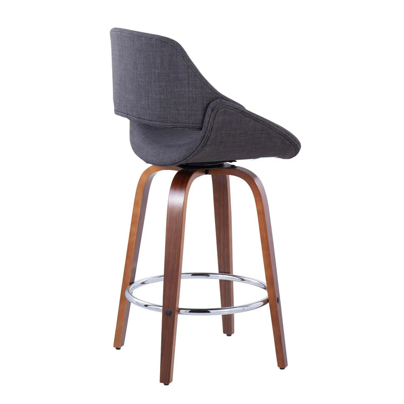 26" Mid-Century Modern Fixed-Height Counter Stool by HouseOfZazla