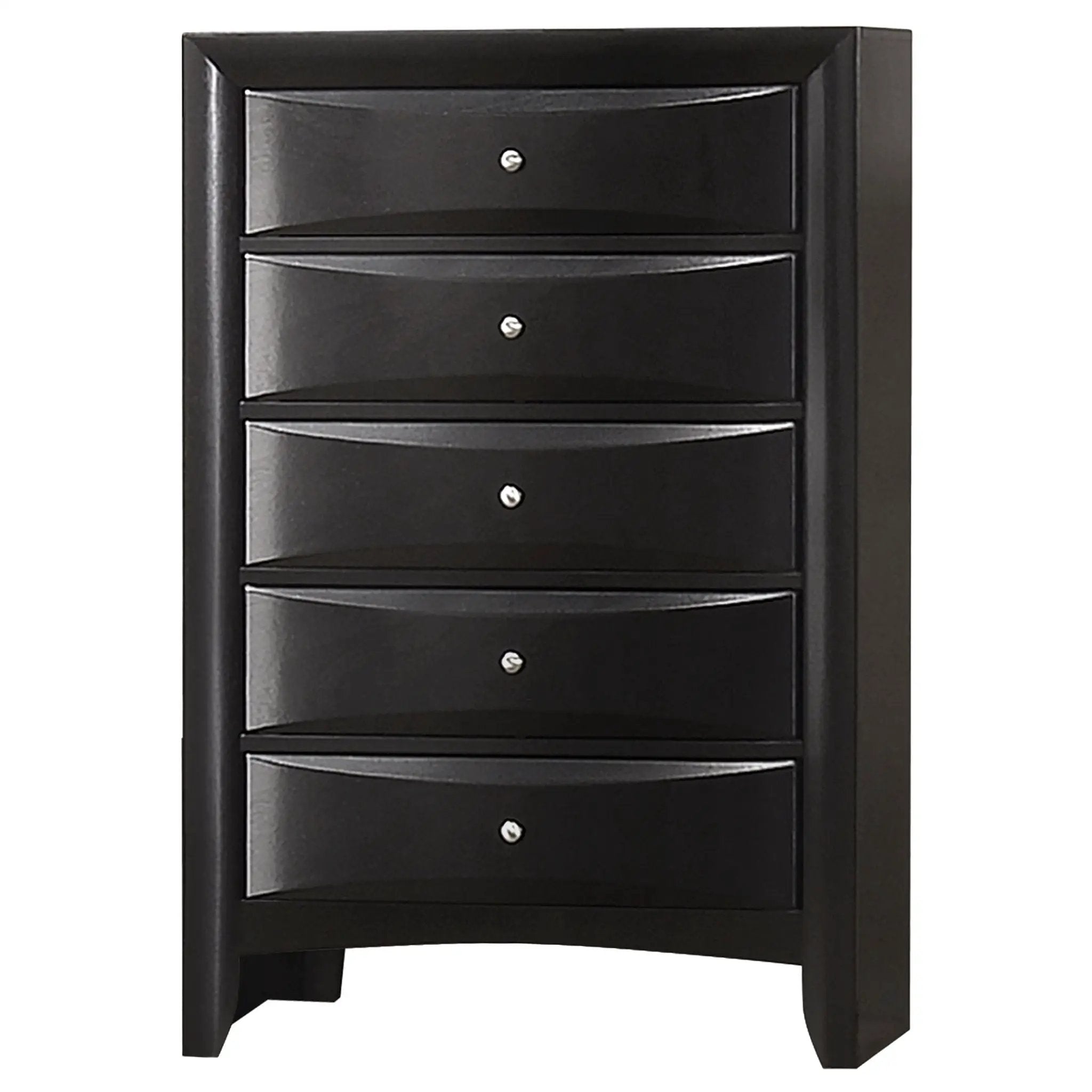 Briana 5-drawer Bedroom Chest Black by Unique Piece Furniture
