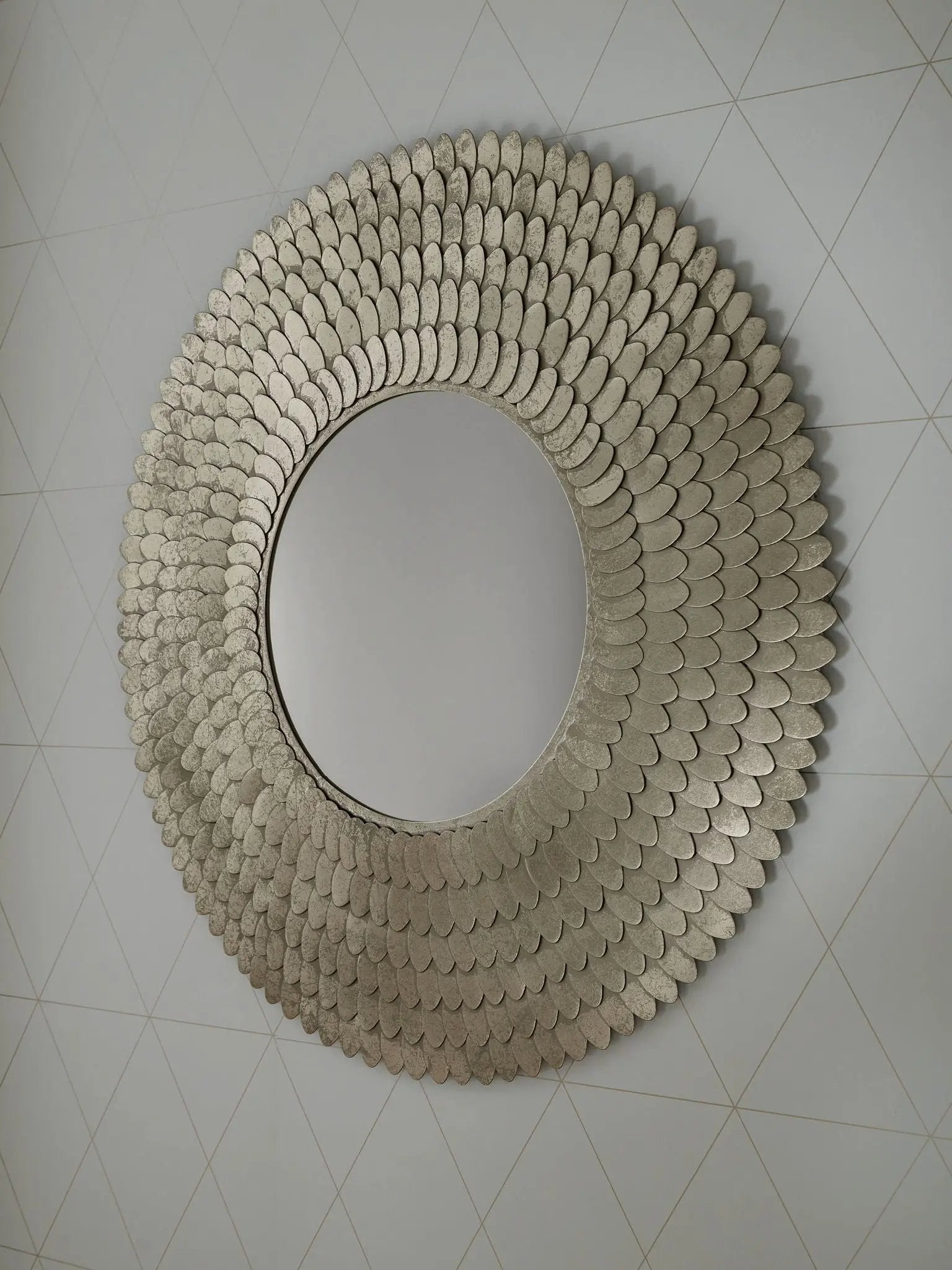 Wrightmund - Accent Mirror - Champagne Finish by Unique Piece Furniture