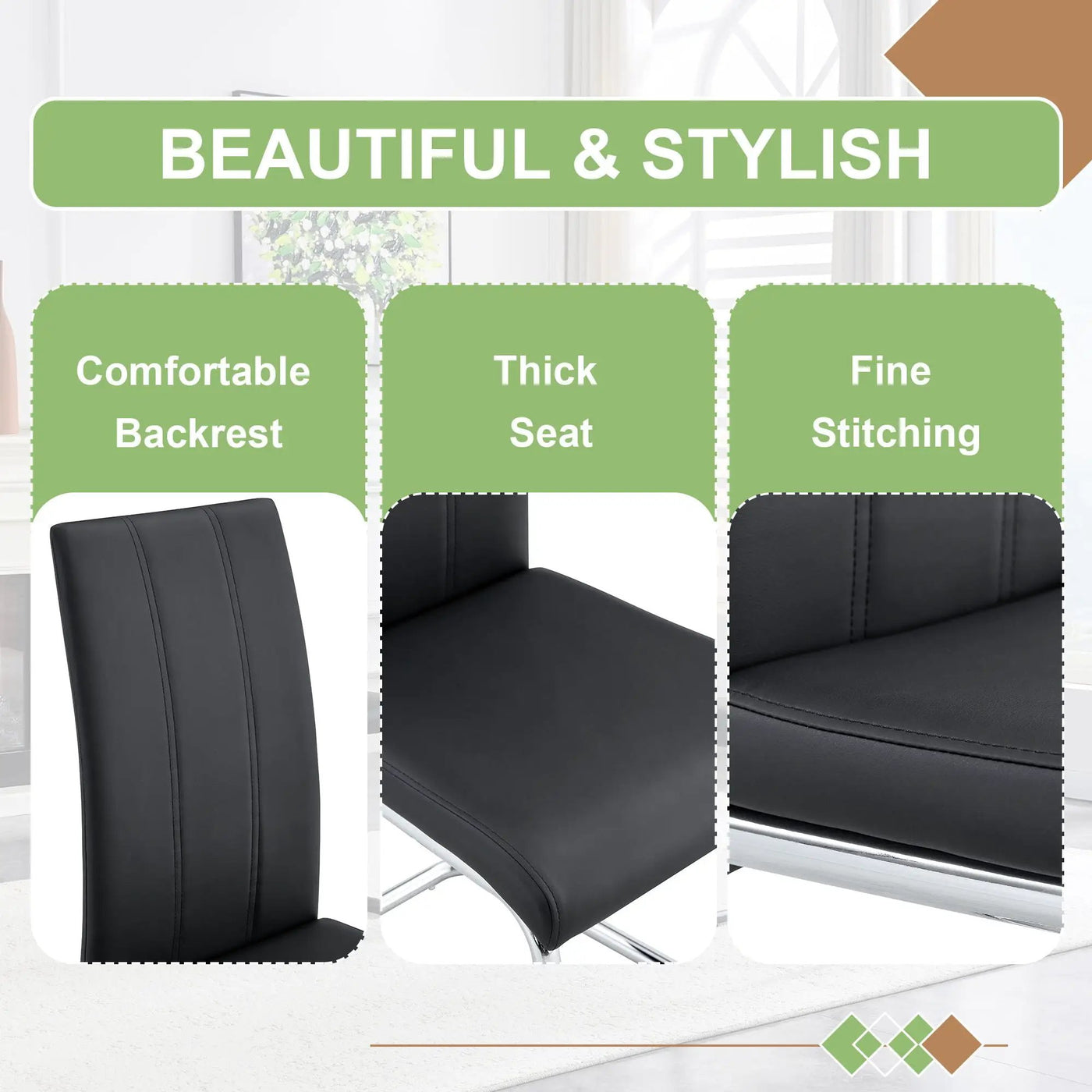Modern Upholstered Dining Chairs For Dining Room by HouseOfZazla
