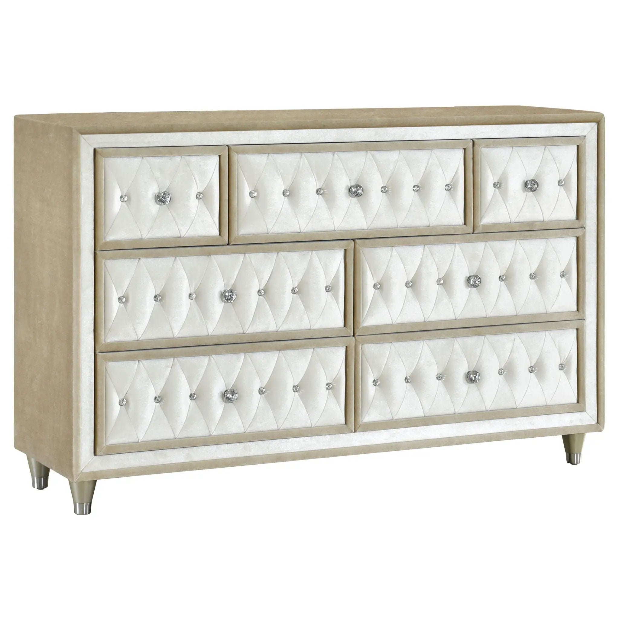 Antonella 4-piece Queen Bedroom Set Ivory by Unique Piece Furniture