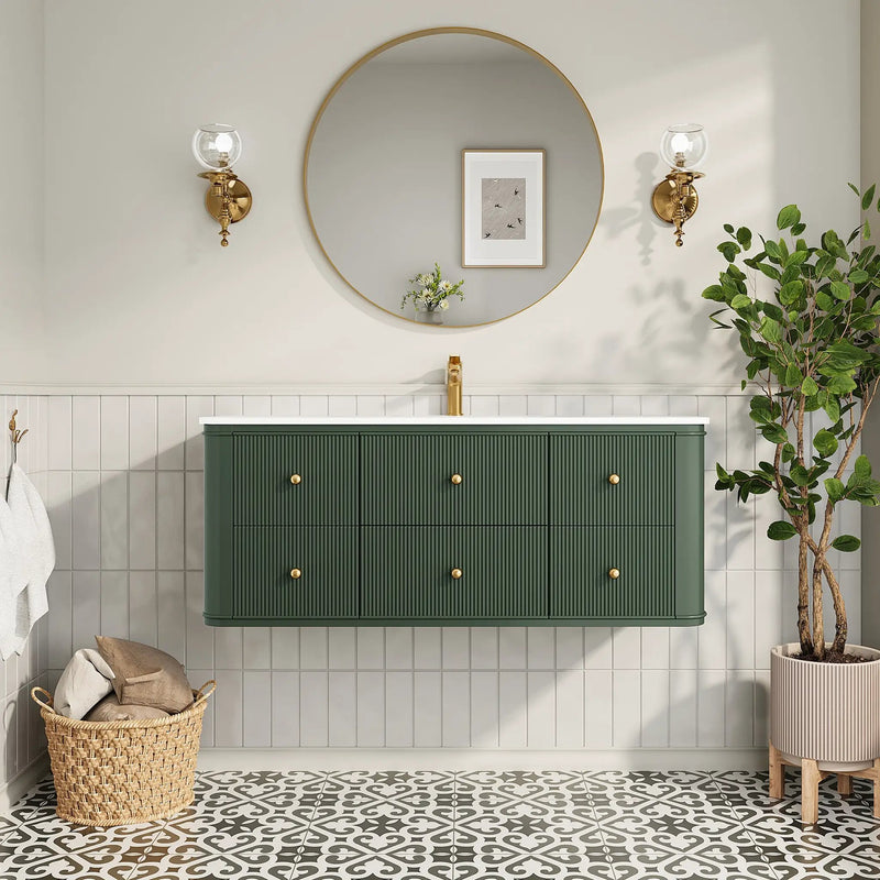 48" Wall Mounted & Floating Single Bathroom Vanity by HouseOfZazla