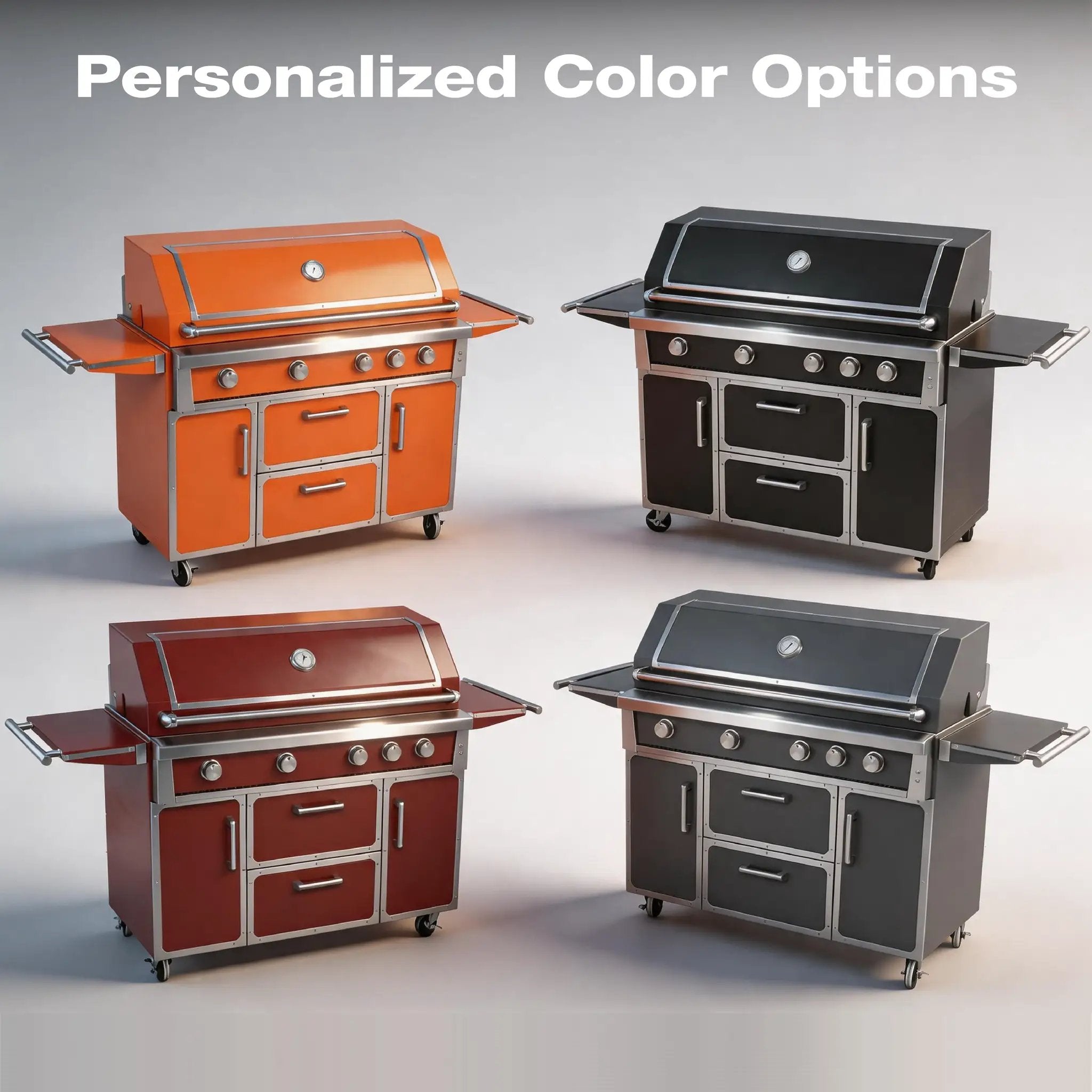 Navratil Premium 49" Stainless Steel Grill by HouseOfZazla