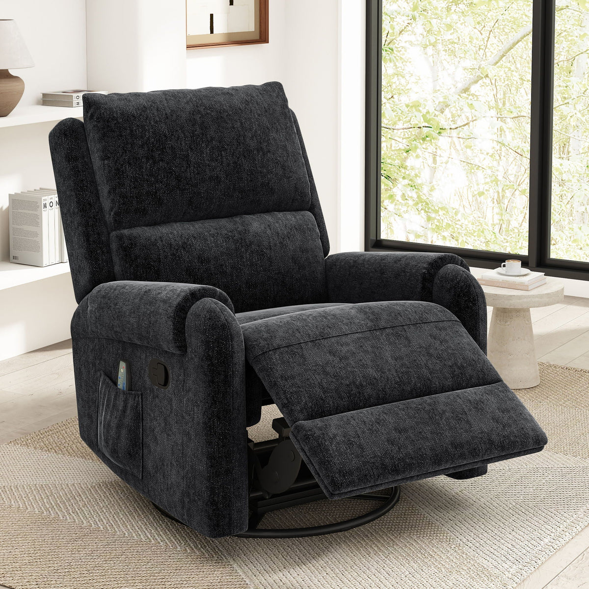 Manual Recliner Massage Chair With Swivel Rocker, photo 12 of 16