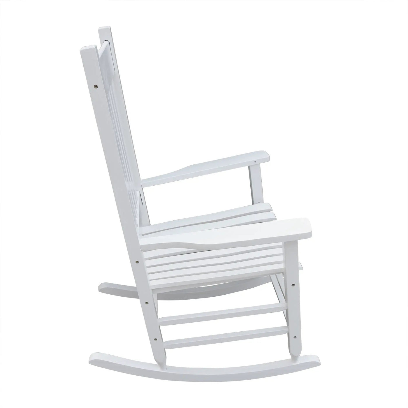 Classic Wooden Porch Rocker Chair Populus Wood Comfortable Design by HouseOfZazla