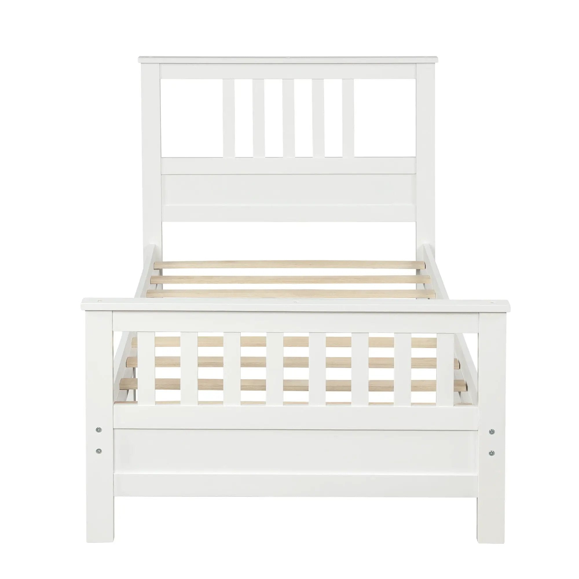 Platform Bed With Paneled Headboard And Footboard by Unique Piece Furniture