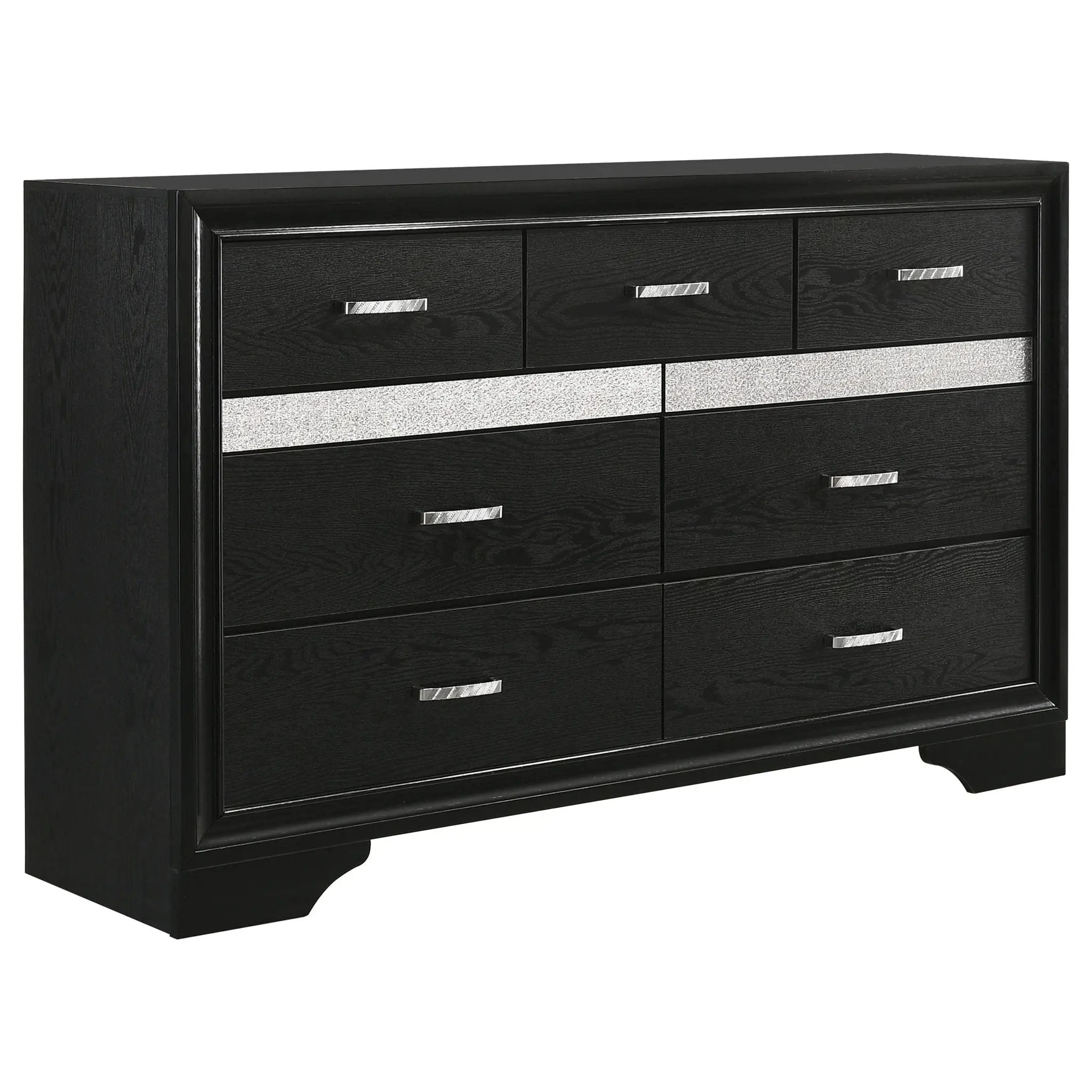Miranda 5-piece Eastern King Bedroom Set Black by Unique Piece Furniture