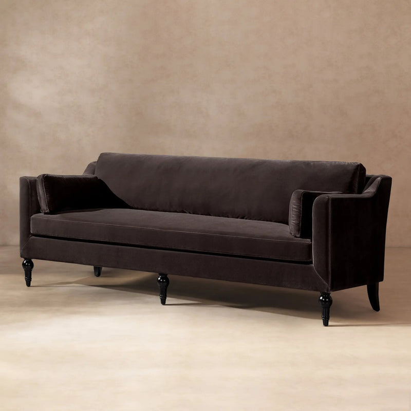 Josephine 84.5" Upholstered Modern Sofa, Deep by HouseOfZazla