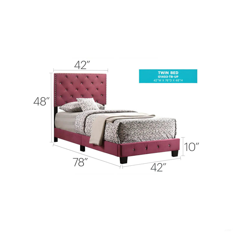 Luxurious Upholstered Bed by Unique Piece Furniture