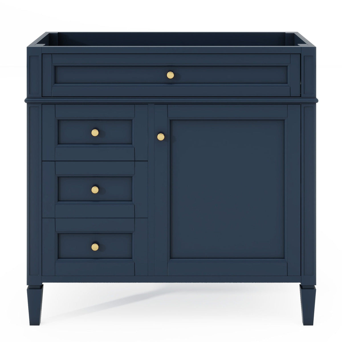 Bathroom Vanity with 2 Drawers and Tip-Out Storage - Multiple Colors, photo 31 of 40
