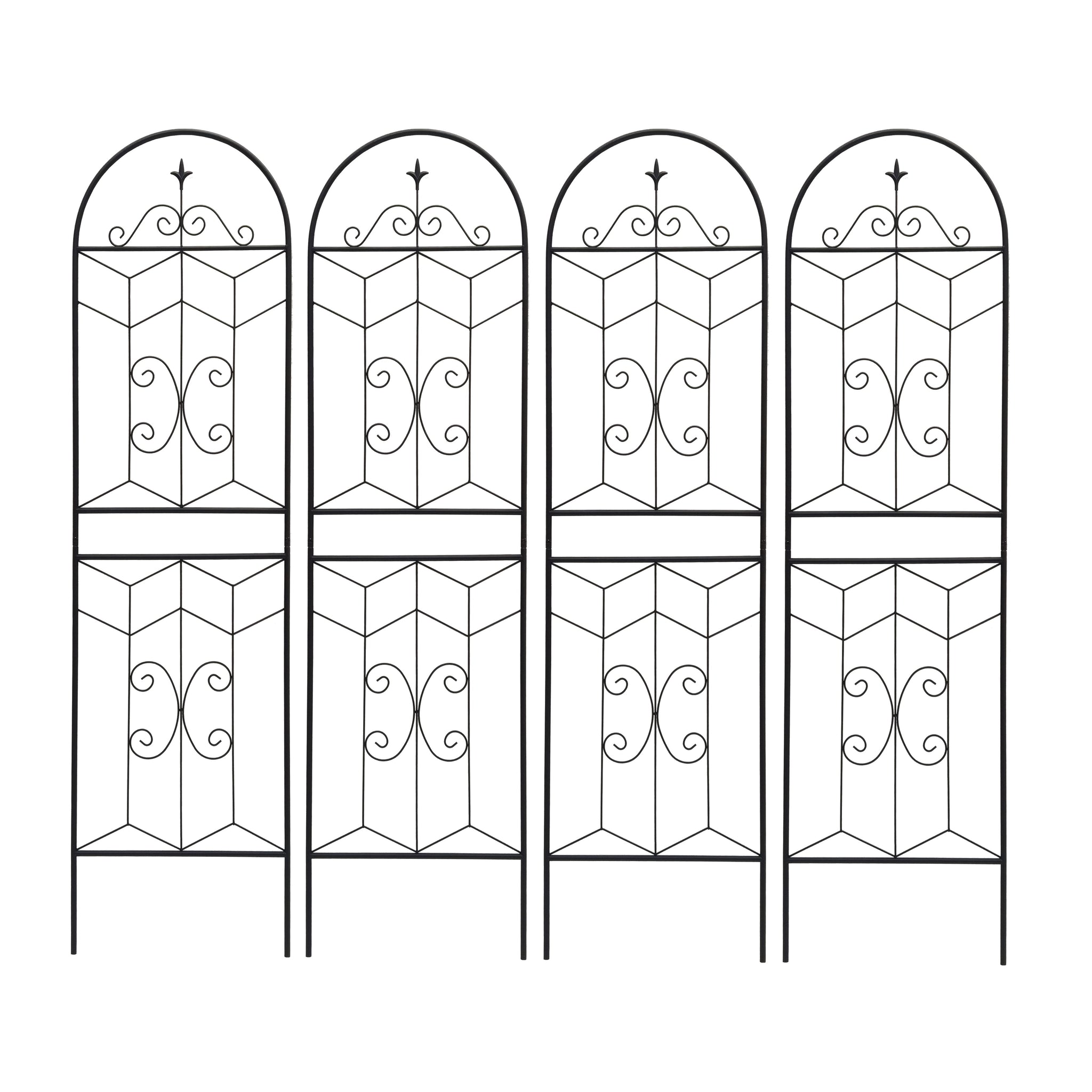 4 Pack Metal Garden Trellis by HouseOfZazla