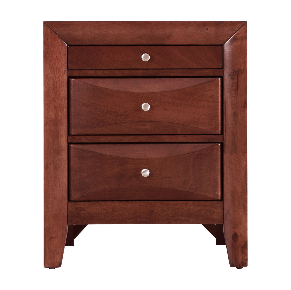 Modern Design Nightstand with Molded Resin & Veneer - Choice of Color, photo 18 of 26