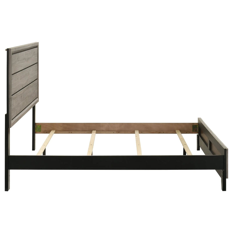 Watson Wood Queen Panel Bed Light Taupe by Unique Piece Furniture