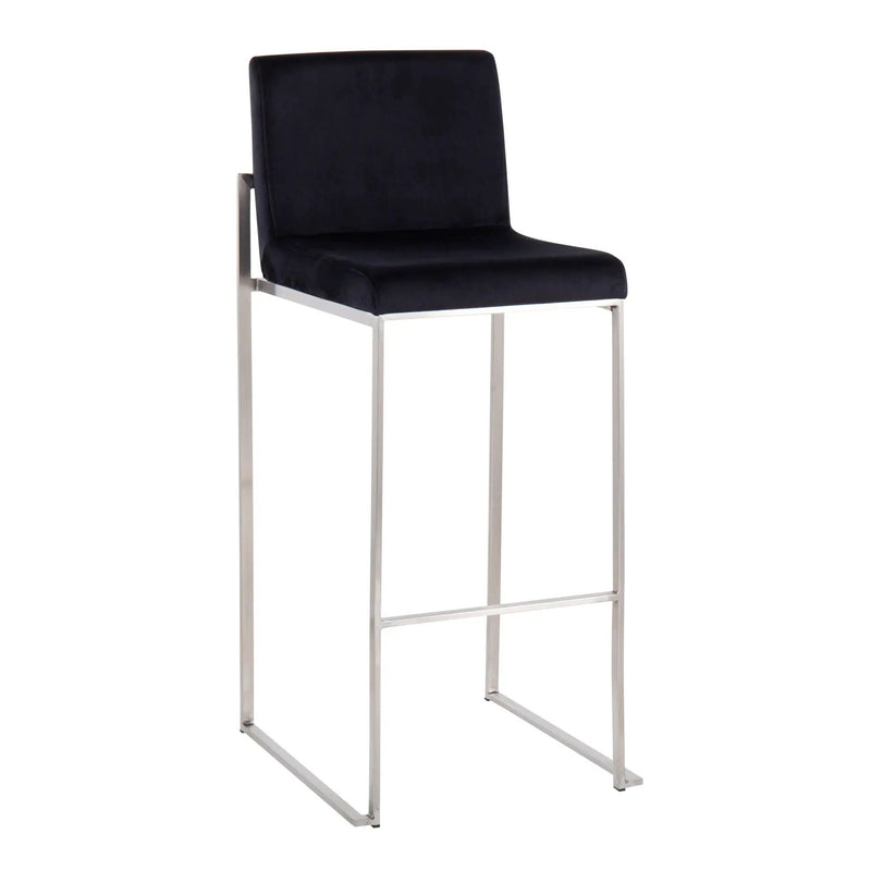 Fuji - Contemporary And Modern Elegance High Back Barstool by Unique Piece Furniture