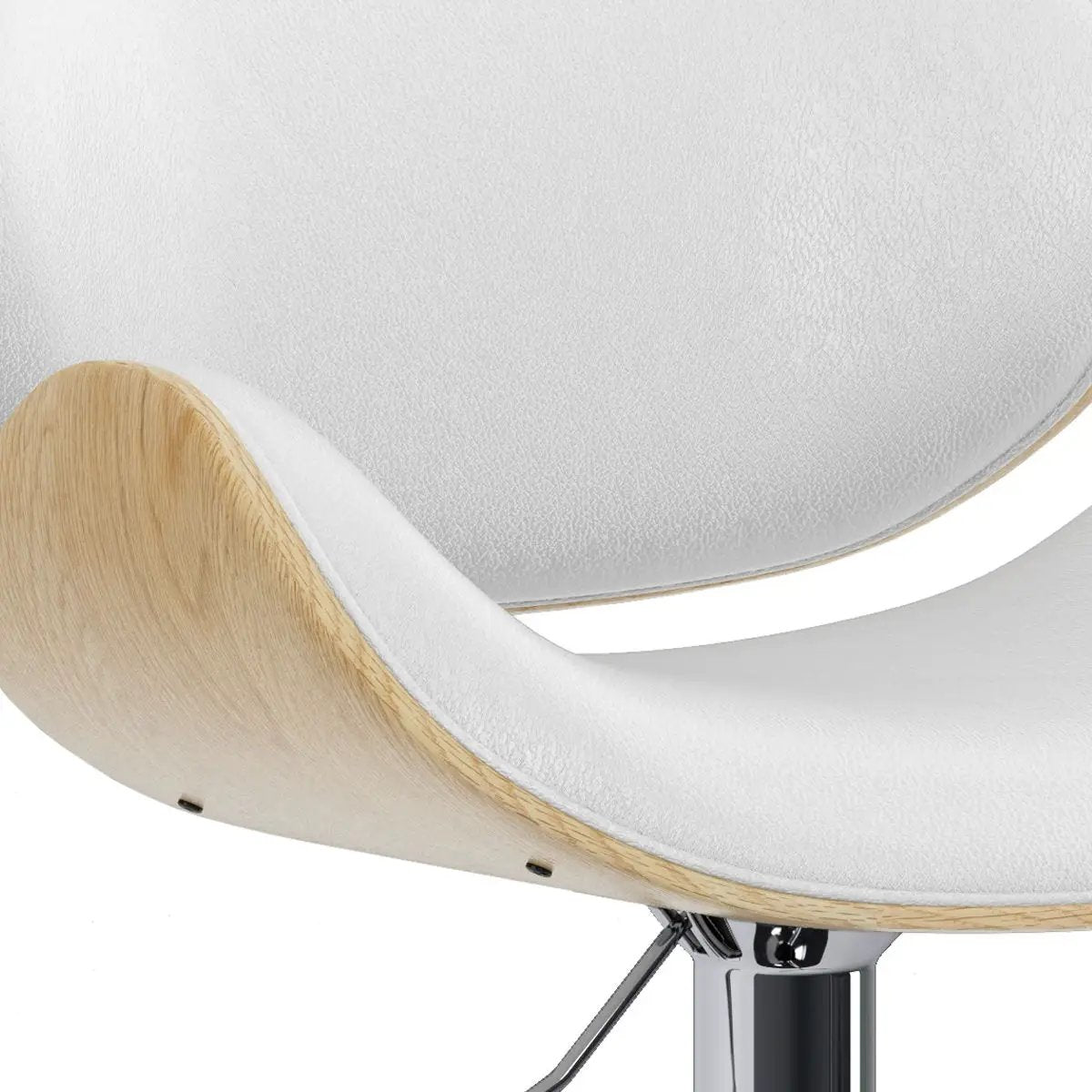 Marana - Handcrafted Bentwood Adjustable Swivel Bar Stool by HouseOfZazla