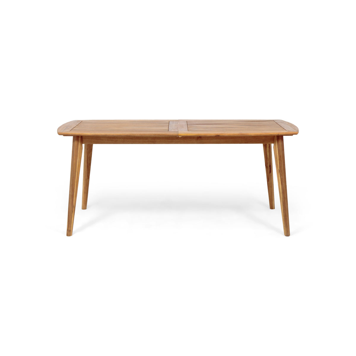 Outdoor Acacia Wood Expandable Dining Table, photo 3 of 10