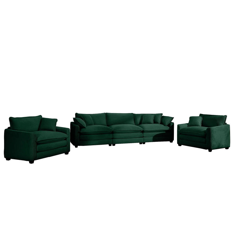 Elegant Oversized Sectional Sofa Set With Deep Seats And Flexible Layout by Unique Piece Furniture