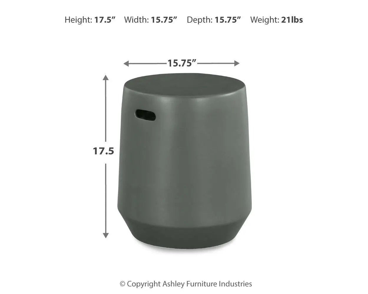 Kalmunds - Stool - Gray by Unique Piece Furniture