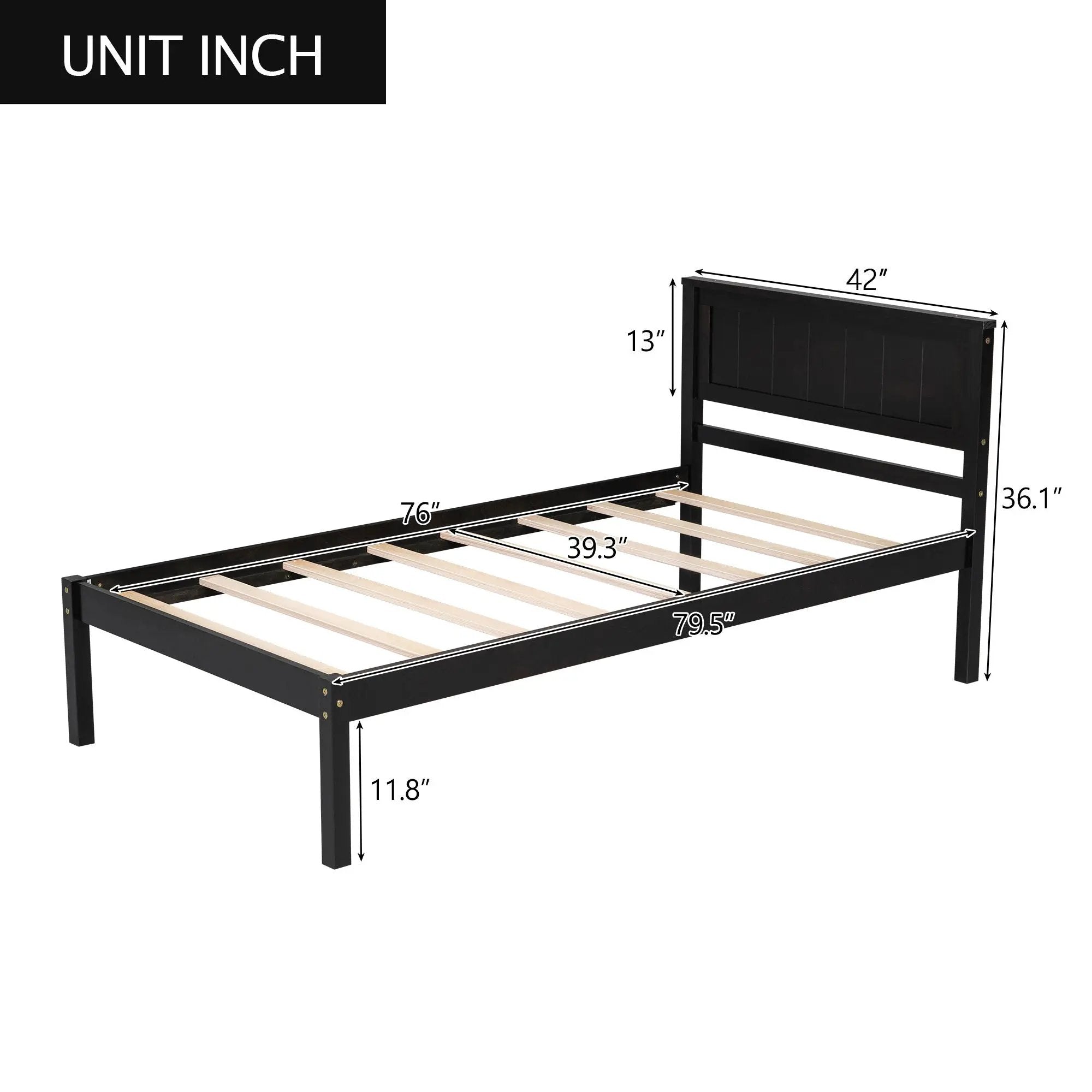 Platform Bed Frame With Headboard by Unique Piece Furniture