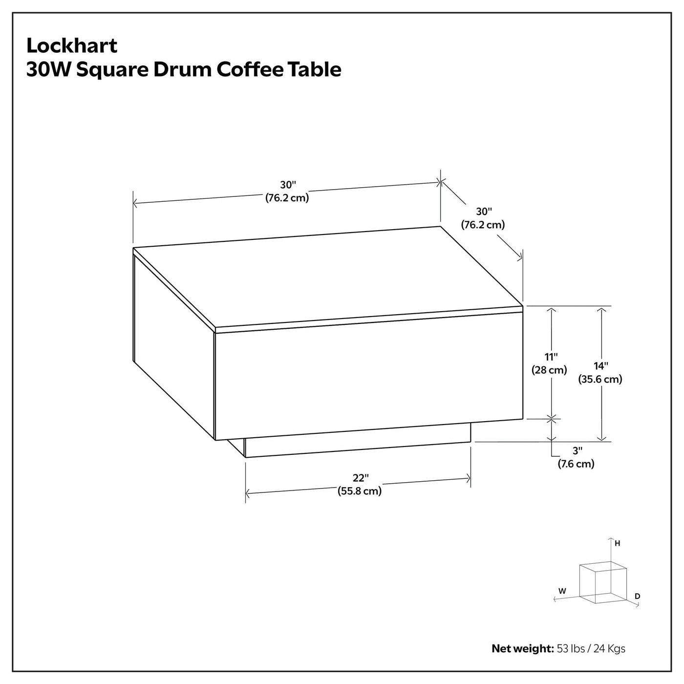Lockhart - Side Table by HouseOfZazla