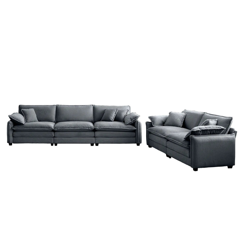 Family Sofa Set - Deep Seat Sofa for Home Cinema and Living Room by HouseOfZazla
