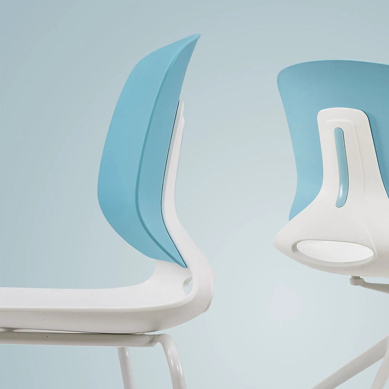 Ergonomic Backrest Stacking Chairs (Set of 4) by Unique Piece Furniture